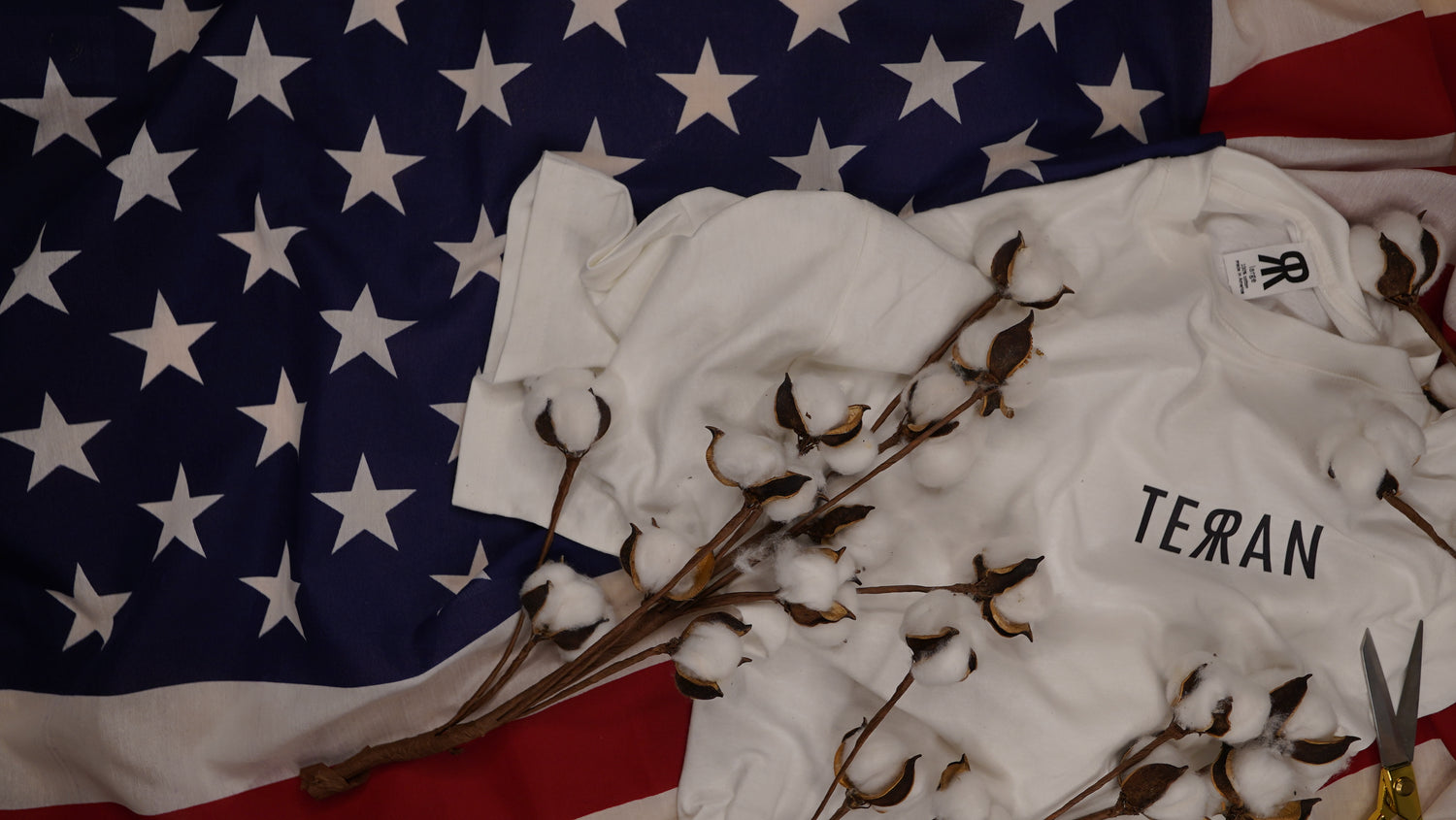 100% cotton. 100% made in America. 100% Terran.